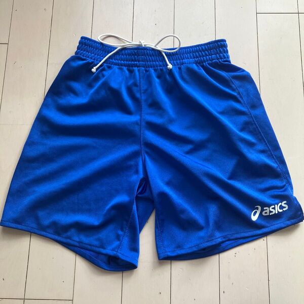 asics ハーフパンツ ブルー