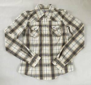 6949 labrador Letriver check shirt beige × gray size S