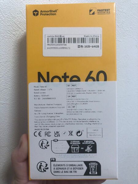 アンドロイドスマホ note60