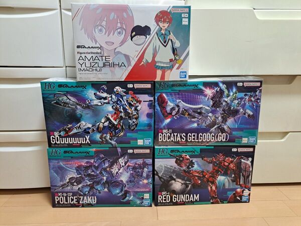 新品未開封 HG ゲルググ ボカタ機 赤いガンダム ジークアクス 軍警ザク アマテ・ユズリハ(マチュ)
