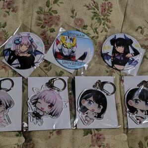 グリッドマンユニバース 缶バッジ&アクキー7個セット