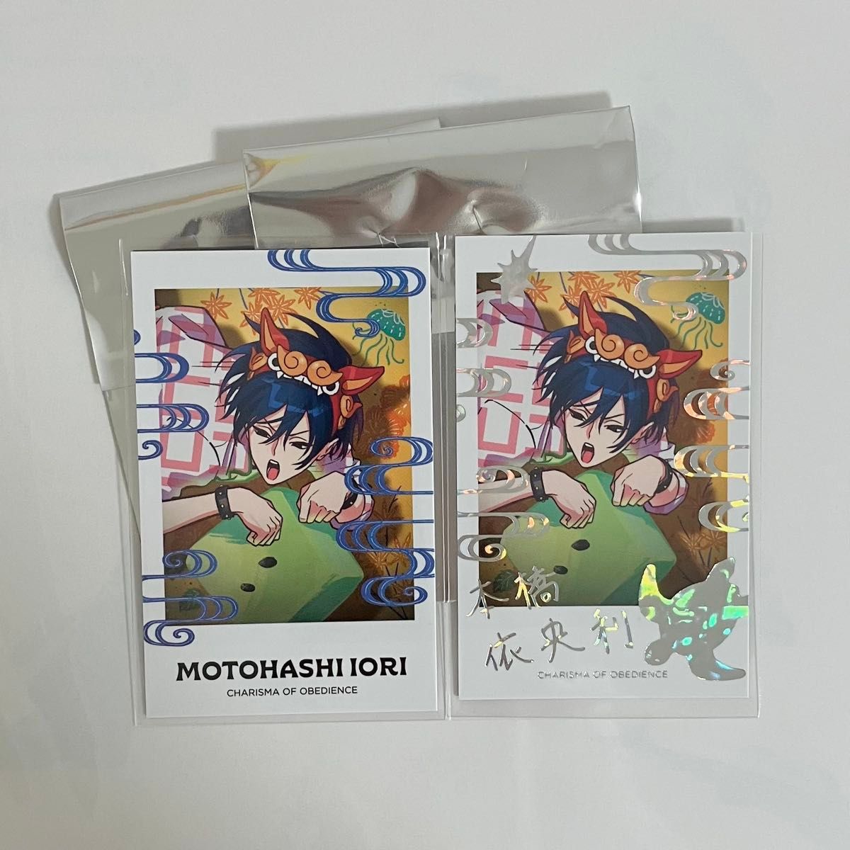 カリスマ3周年カフェピザパーティー チェキ風カード 本橋依央利