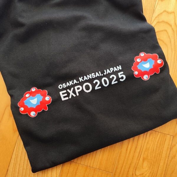 〈大阪・関西万博〉EXPO2025 Tシャツ ミャクミャク ブラック レディース L 半袖