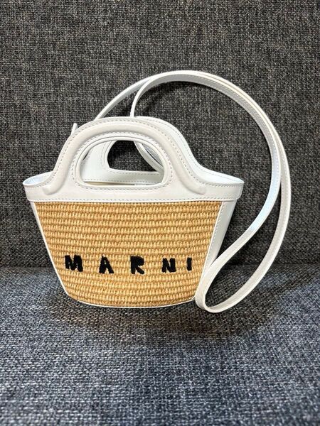 【超美品】マルニ MARNI かごバッグ マイクロサイズ ショルダーバッグ