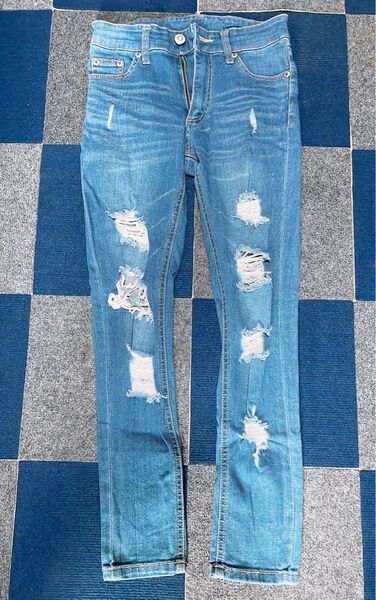 ※限定セール※ダメージクラッシュ加工デニムパンツ W58cm