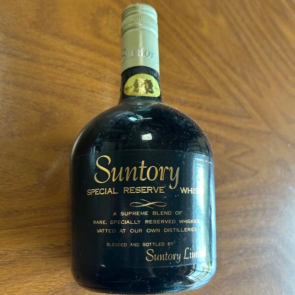 1970年代 スペシャルリザーブ 古酒 ウィスキー70周年記念ボトル 未開封 サントリー サントリーウイスキー リザーブ