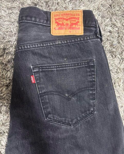 Levi's 501 ブラックデニム W31 L32
