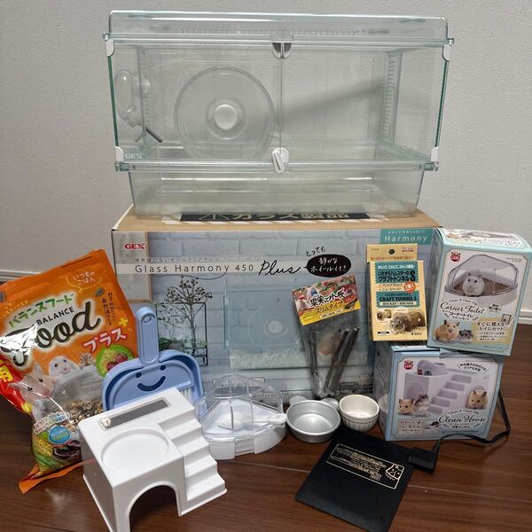 GEX グラスハーモニー450プラス ハムスター飼育セット グラスハーモニー
