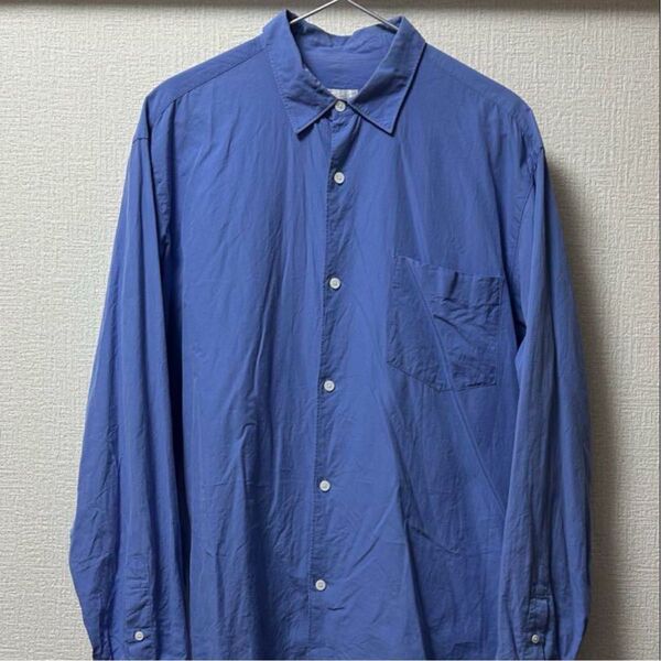 Comoli 18SS コモリシャツ サックス サイズ1 M01-02001