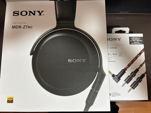 SONY ヘッドホン 美品 MDR-Z7M2 4.4mmキンバーケーブル MUC-B2OSB2 2点セット