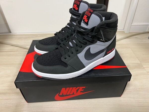 【美品】Nike Air Jordan 1 Element GORE-TEX "Black Cement" スニーカー