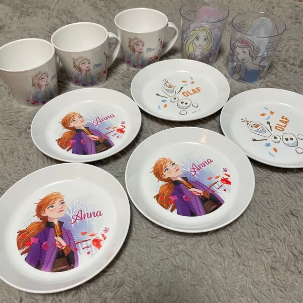 アナと雪の女王 エルサ マグカップ アナ オラフ プレート プリンセス コップ