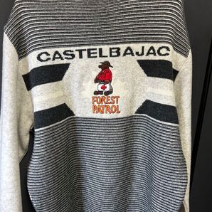 CASTELBAJAC カステルバジャック ニット セーター 刺繍ロゴ