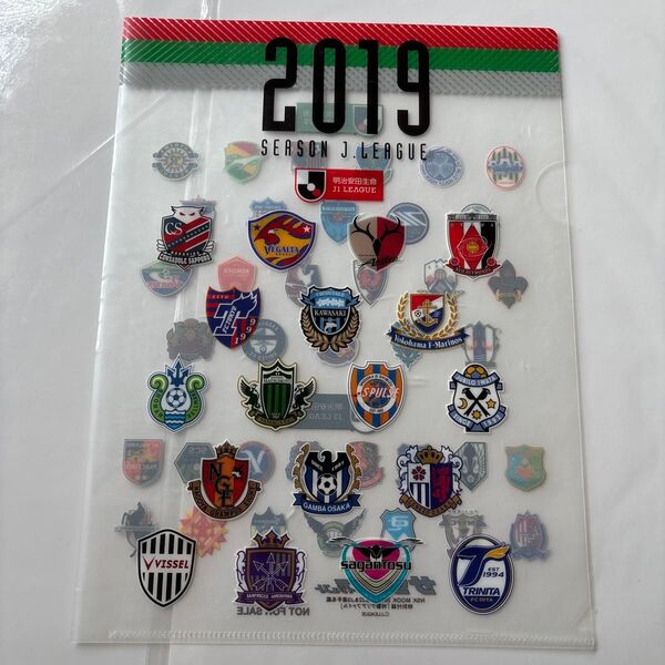 Jリーグ 週刊サッカーダイジェスト 2019 選手名鑑 特製 クリアファイル 付録 サッカー チーム 非売品 J1 J2 J3