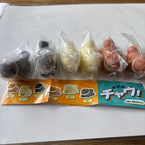 つまめチャウ! コンプリートセット 6匹 犬 ガチャ ぷにぷに カプセルトイ 6個 フルコンプ ガチャガチャ チャウチャウ
