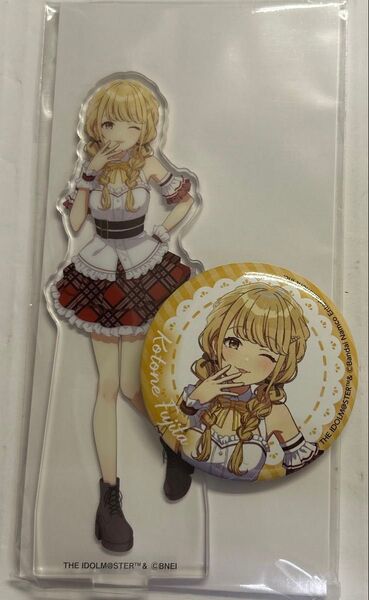 学園アイドルマスター 学マス ローソン アクリルスタンド アクスタ 缶バッジ 藤田ことね