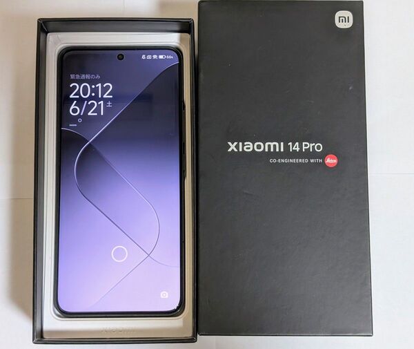 【完動品】Xiaomi 14 Pro 中国版(euROM)日本語対応 12GB/256GB ブラック ※おまけ付き