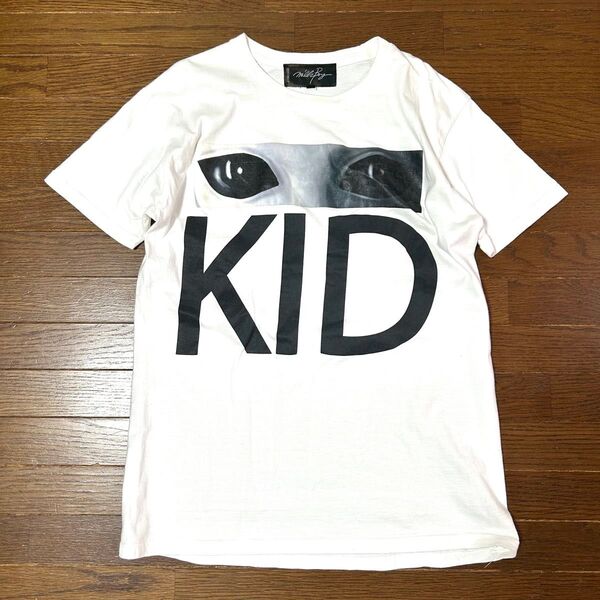 MILKBOY エイリアンTシャツ 宇宙人 個性派 古着M y2k ホワイト プリント 半袖 白 クルーネック