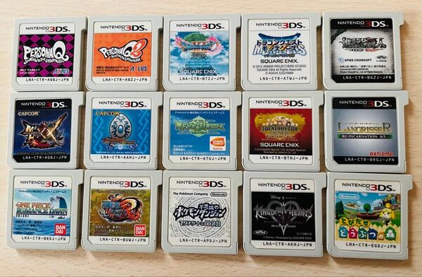 【3DS】ソフト15本まとめ売り