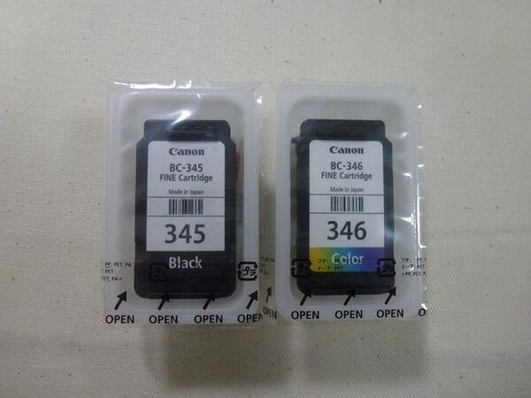 新品 BC-345、BC-346 キャノン 純正インクカートリッジ TS3330などに canon キヤノン 在庫処分 送料無料