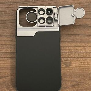 【Looco USE FOR IPHONE】iPhone12Pro スマホレンズケース ブラック