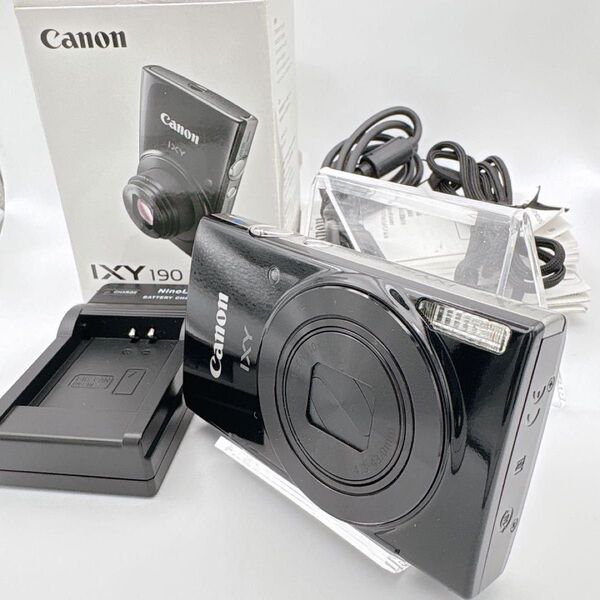 CANON IXY190 キヤノン イクシー コンデジ デジカメ ブラック キャノン コンパクトデジタルカメラ IXY