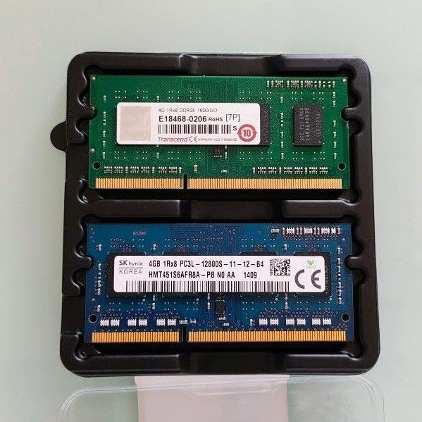 8GB(4+4) DDR3 SDRAM メモリ ノートPC用