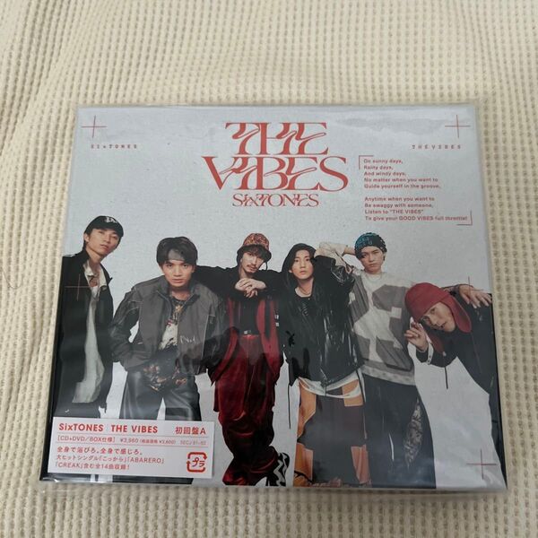 【美品】初回盤A DVD付 BOX仕様 SixTONES CD+DVD THE VIBES