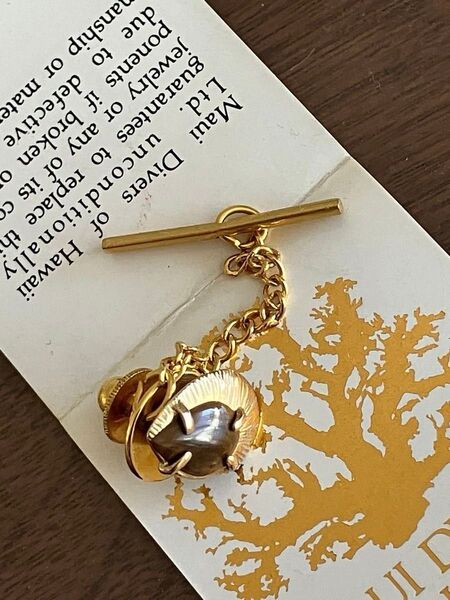 MAUI DIVERS OF HAWAII マウイダイバーズオブハワイ ネクタイピン 14K 金珊瑚 ヴィンテージ
