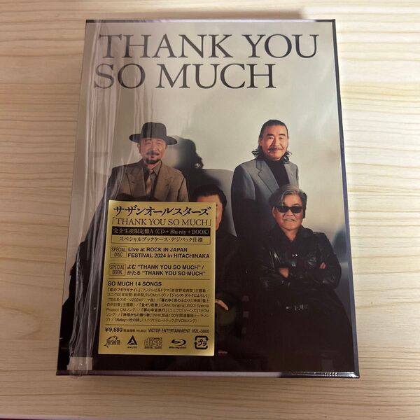 完全生産限定盤A サザンオールスターズ CD+Blu-ray+BOOK THANK YOU SO MUCH