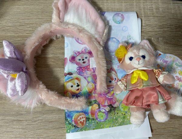 ディズニー ダッフィー ぬいぐるみバッジ ステラルー シェリーメイ ジェラトーニ ぬいぐるみ フレンズ リーナベル