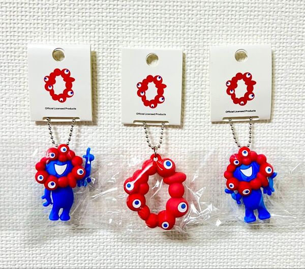 公式 EXPO 2025 大阪 万博 ミャクミャク PVC キーホルダー 3点