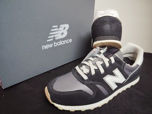 新品25cm ニューバランス newbalanceレディーススニーカーML373AK2ブラックWL373好きにも