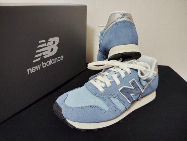 新品23.5 cm ニューバランス newbalanceレディーススニーカーWL373BW2スカイブルーML373好きにも