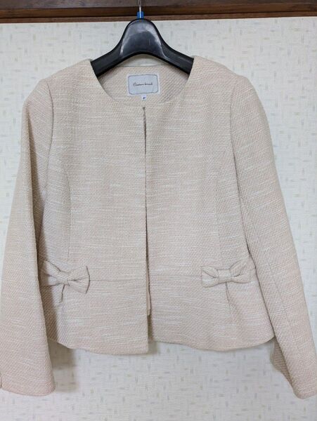 Couture brooch ノーカラージャケットL 2着、ワンピース付き