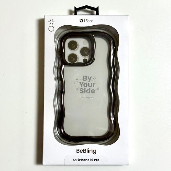 iFace BeBling iPhone16pro 用 ケース Black スマホケース かわいい