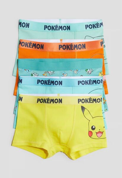 H&M 110/115㎝ ポケモン ボクサーブリーフ5枚セット