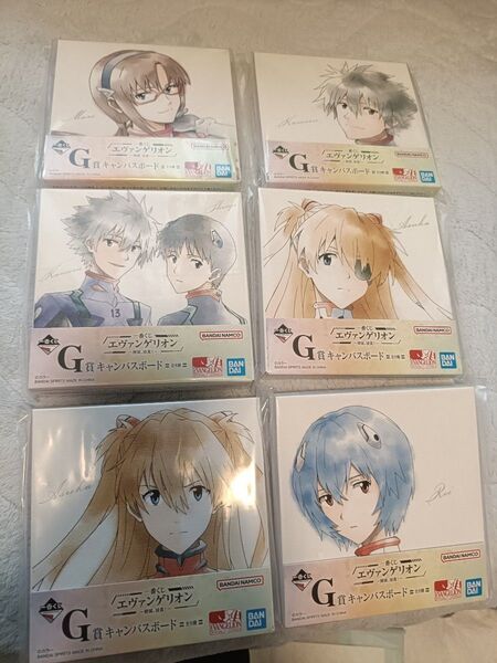 1番くじエヴァンゲリオン~使徒、侵食~ G賞 全6種 キャンバスボード 一番くじ エヴァンゲリオン アスカ