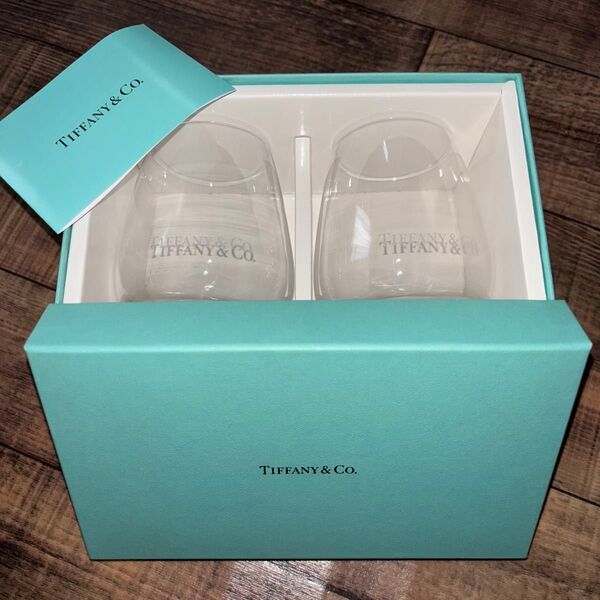 TIFFANY Co ガラス製 タンブラー ペアグラス コップ