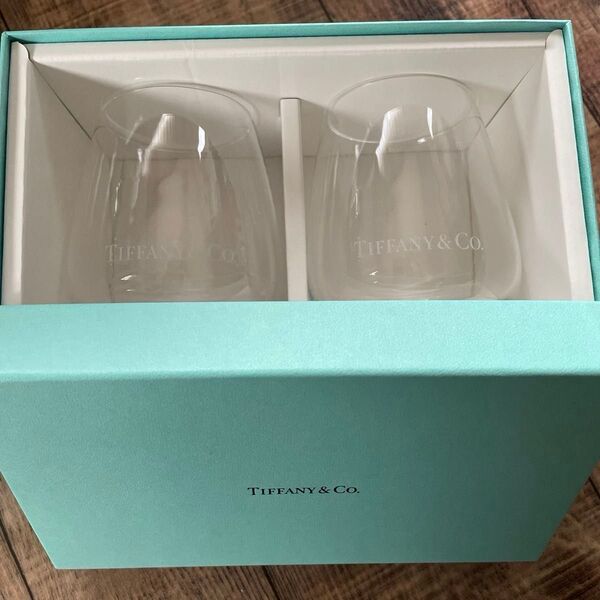 TIFFANY Co ガラス製 タンブラー ペアグラス コップ