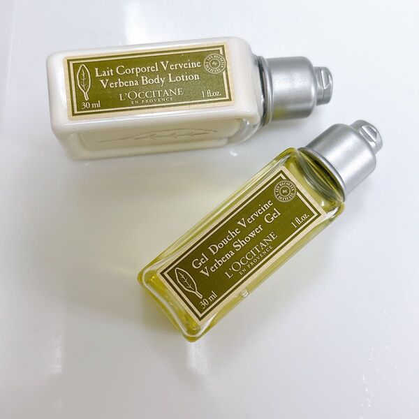 新品 ロクシタン ヴァーベナ ボディーローション シャワージェル セット アメニティ 30ml