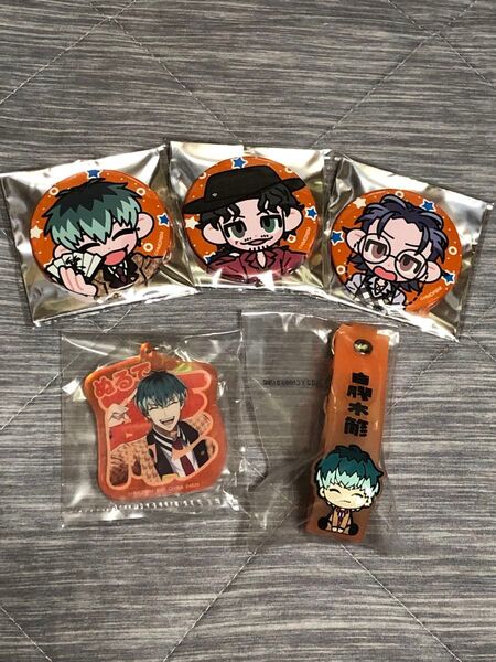 ヒプノシスマイク ミニキャラ缶バッジコレクション アクリルチャーム ラバータグ