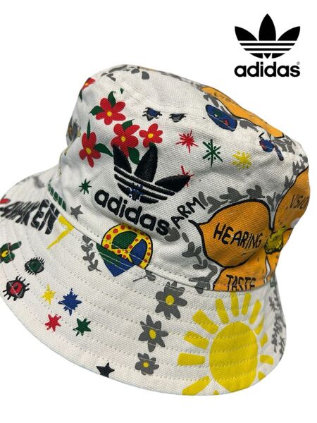adidas x Pharrell Williamsリバーシブルバケットハット