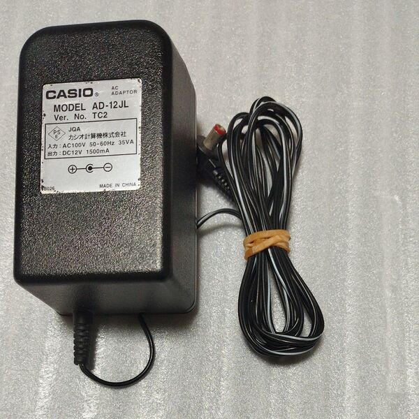 【通電確認】 CASIO ACアダプター AD-12JL