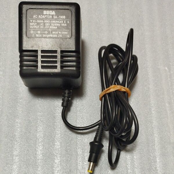 【通電確認】SEGA セガ ACアダプター SA-190B メガドライブ2
