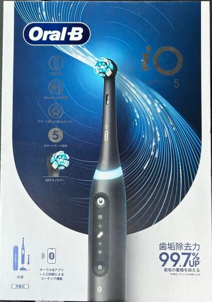 BRAUN ブラウン オーラルB 電動歯ブラシ iO5 iOG52J62KBK マットブラック