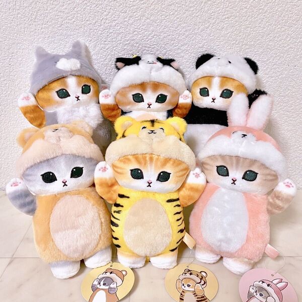mofusand モフサンド 着ぐるみにゃん ぬいぐるみ SS 6点セット