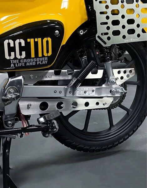 CC110 クロスカブ スーパーカブ110 チェーンケースカバーセット ステンレス素材