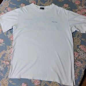 Paul Smith 白Tシャツ 刺繍ロゴ入り