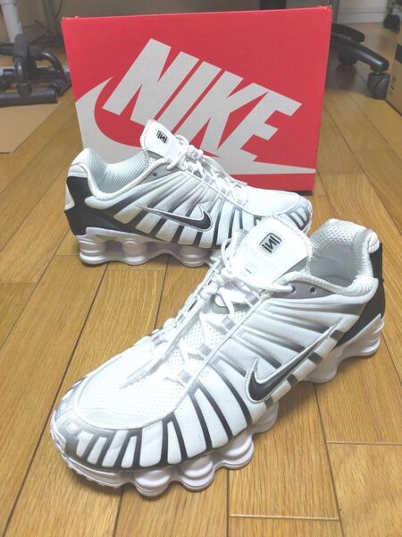 Nike Shox TL White/Metallic Platinum/Black ナイキ ショックス TL ゼブラホワイト